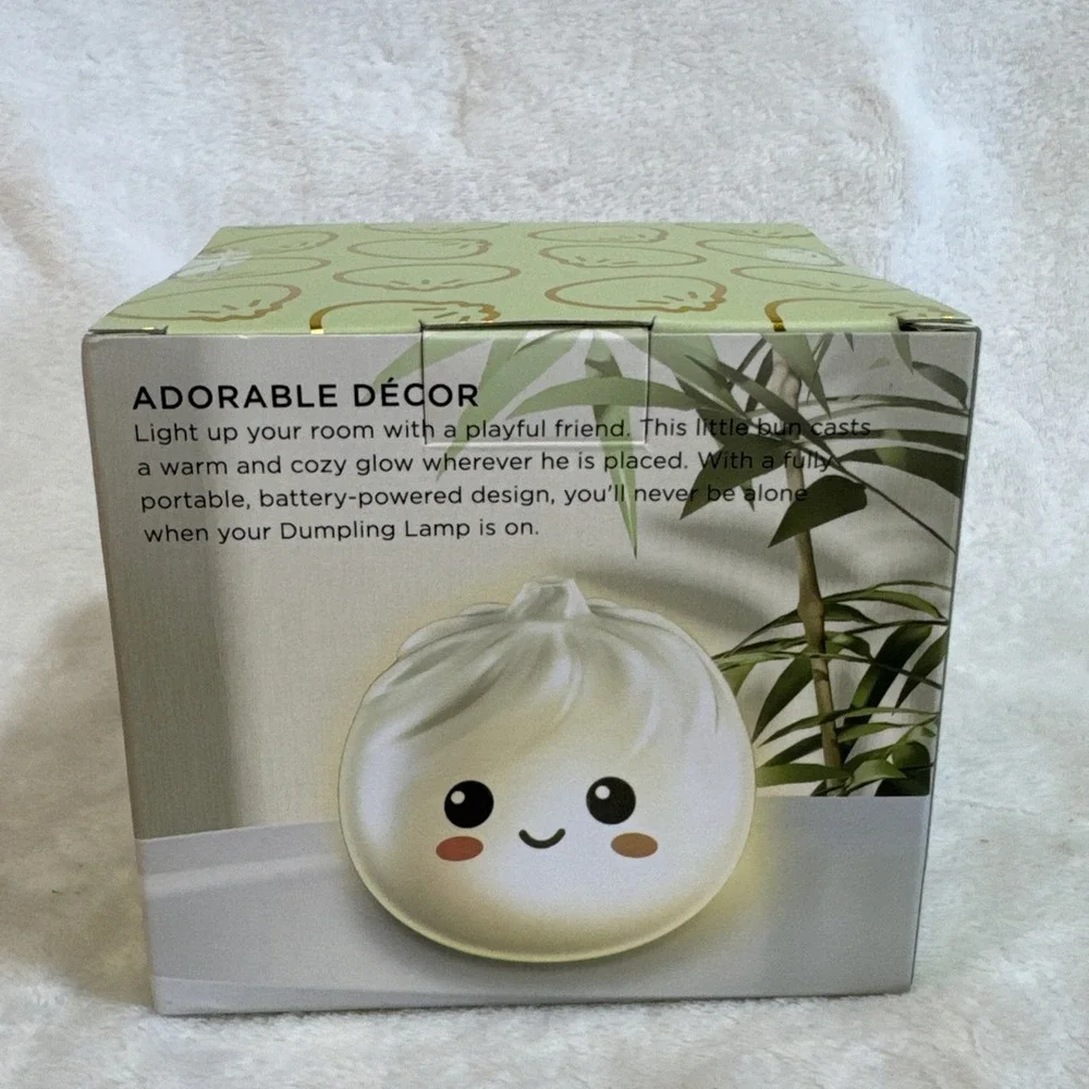Mahli Dumpling LED Lamp Battery Powered Ambient Light Fun Functional Cute Decor‎